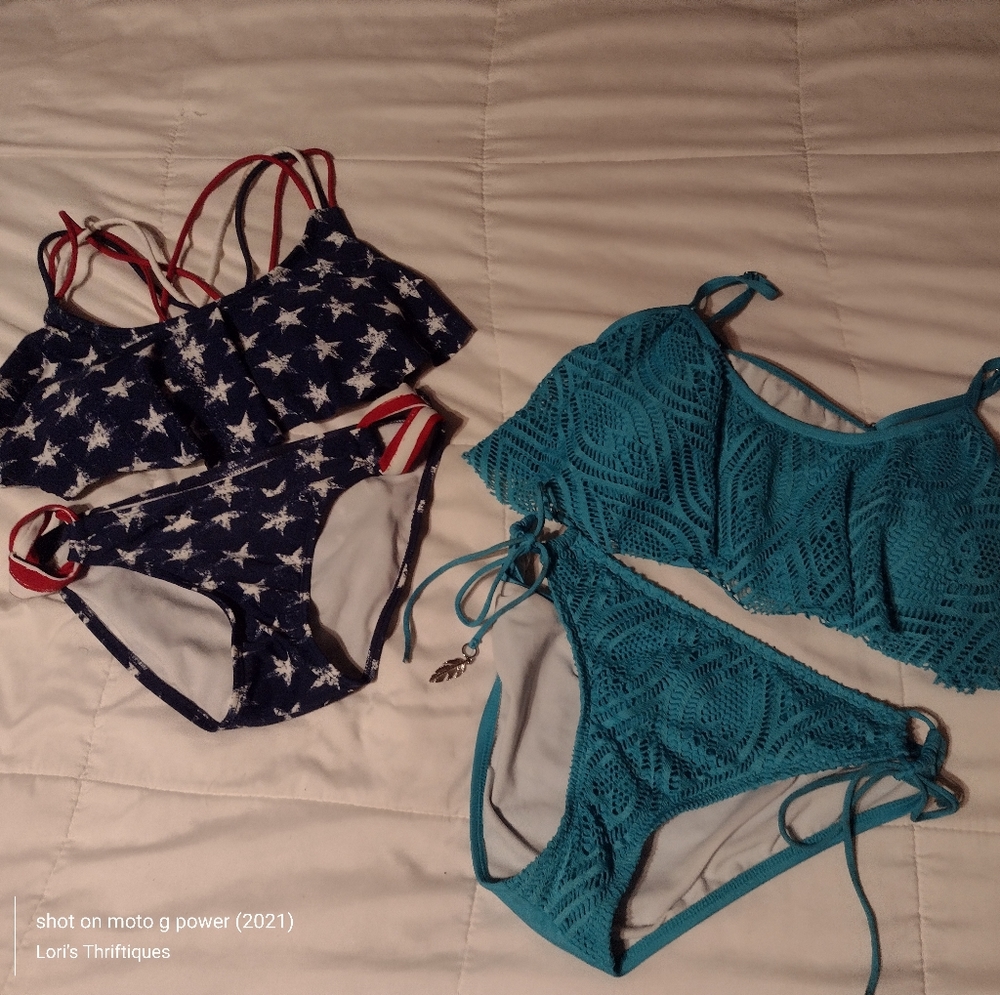 2 Medium Bikini Swimsuit Bundle